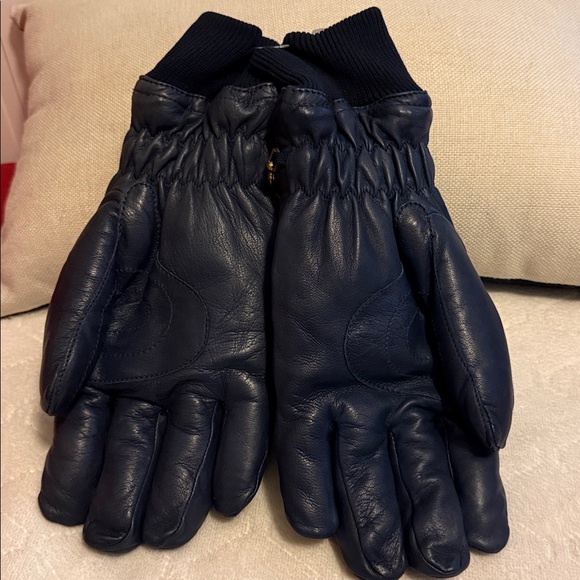 Grandoe  Men's Navy Blue vintage Winter Ski Gloves - Picture 3 of 5